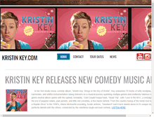 Tablet Screenshot of kristinkey.com